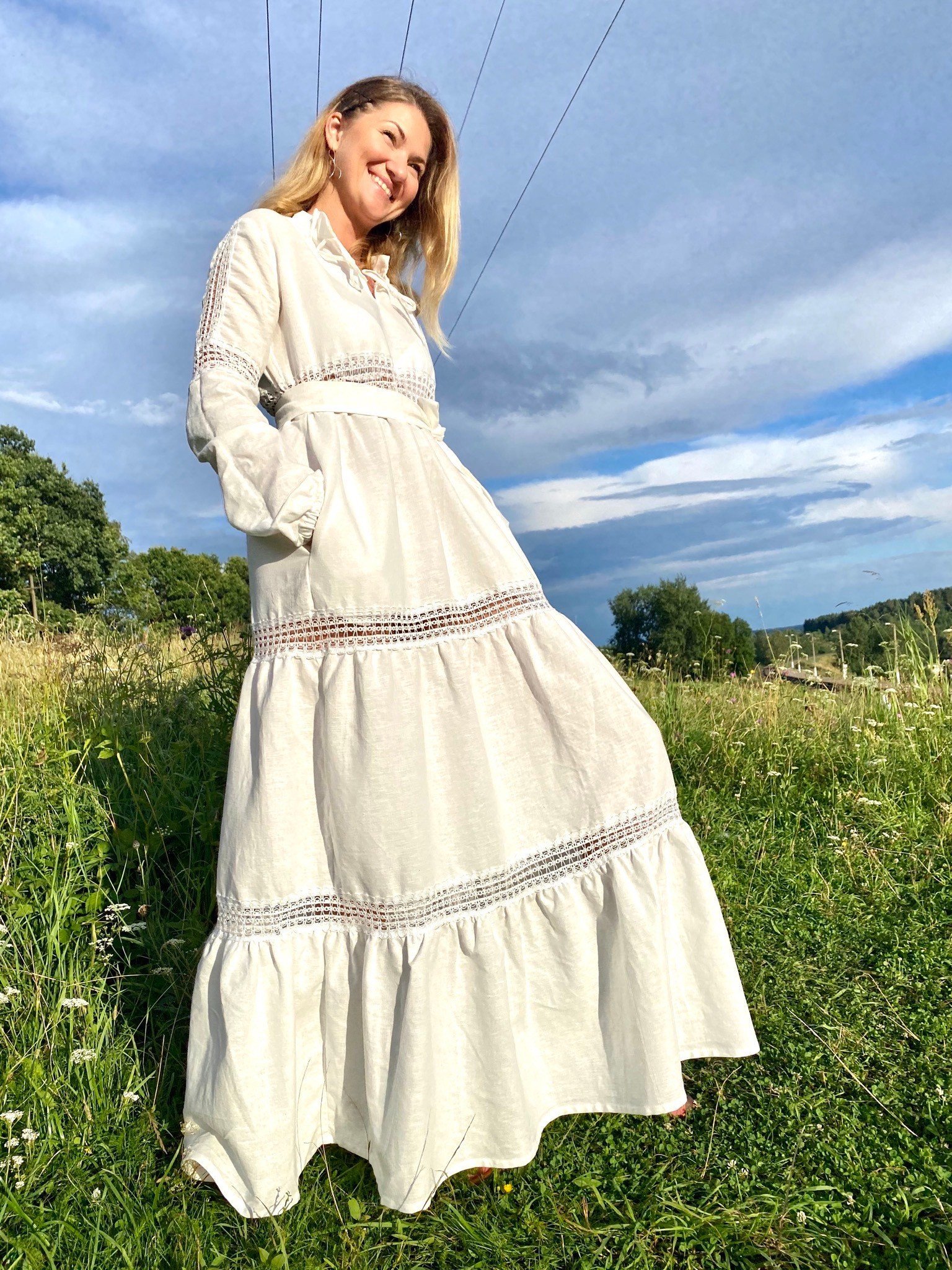 Белорусские льняные платья